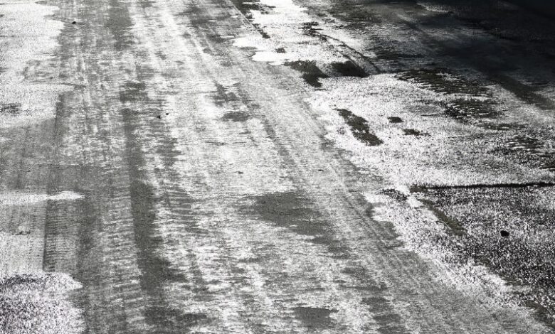 inverno strade gelate neve e gelo incidenti