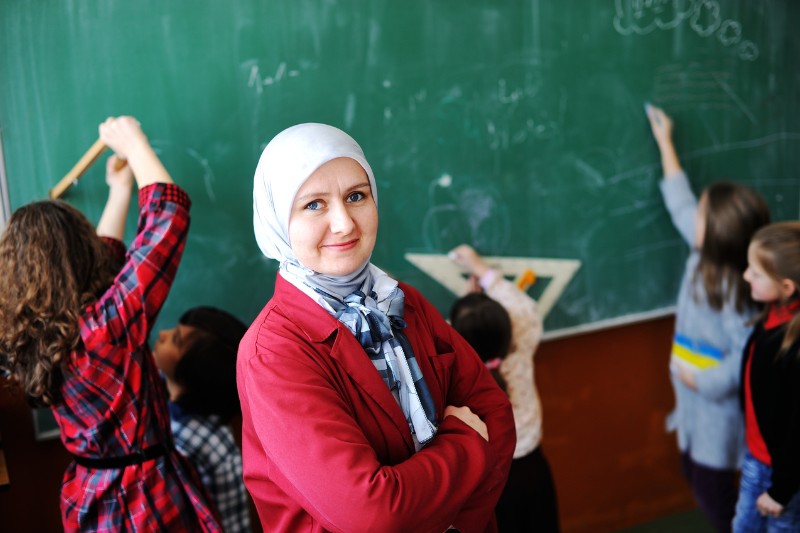 hijab in classe