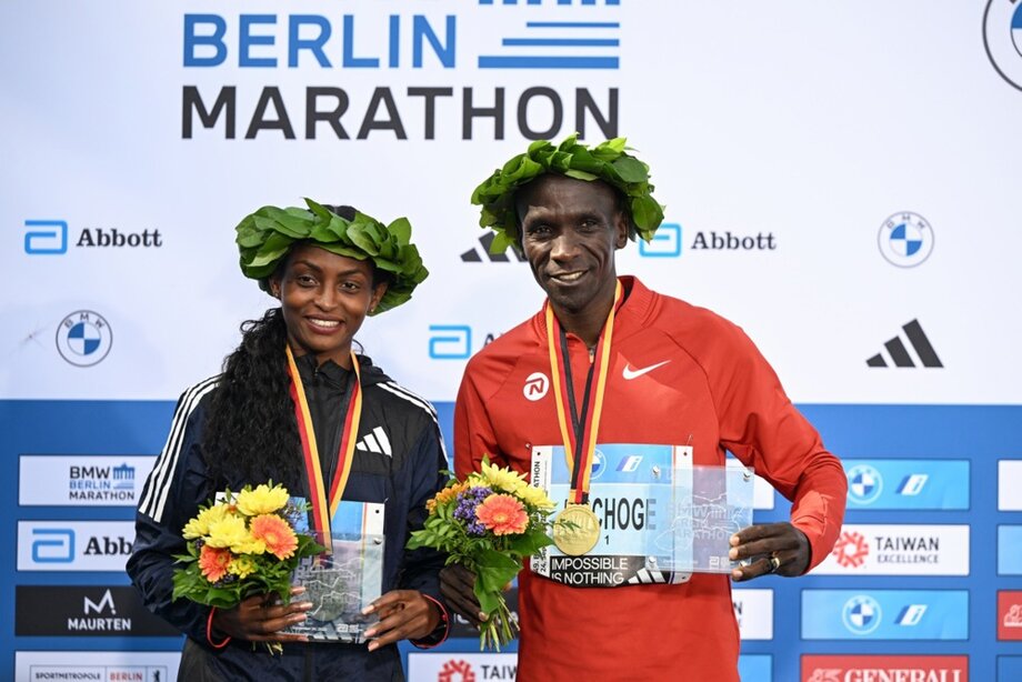 Maratona di Berlino 2023.